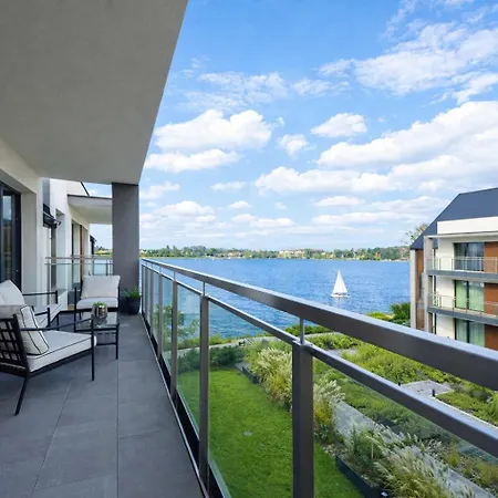 Marina Iii - Widok Na Jezioro, Podziemny Garaz, Winda, Klimatyzacja, Wanna I Prysznic, 2 Lazienki, Lux * Ostroda